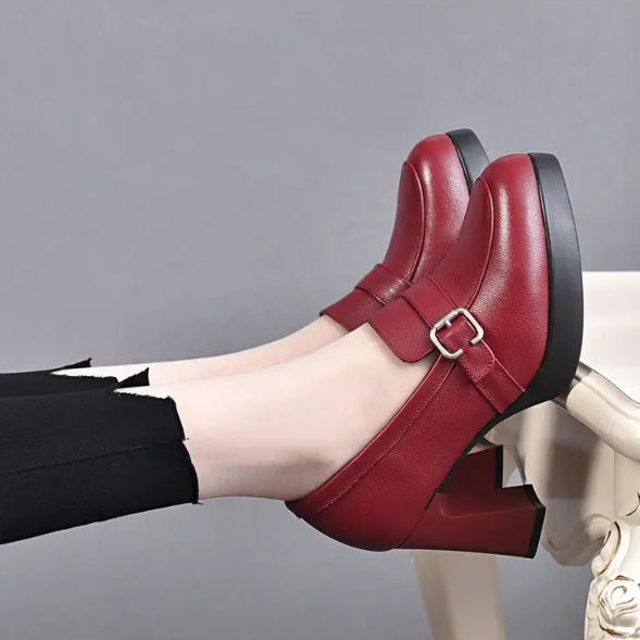 Odette | Chaussures en cuir polyvalentes avec talons