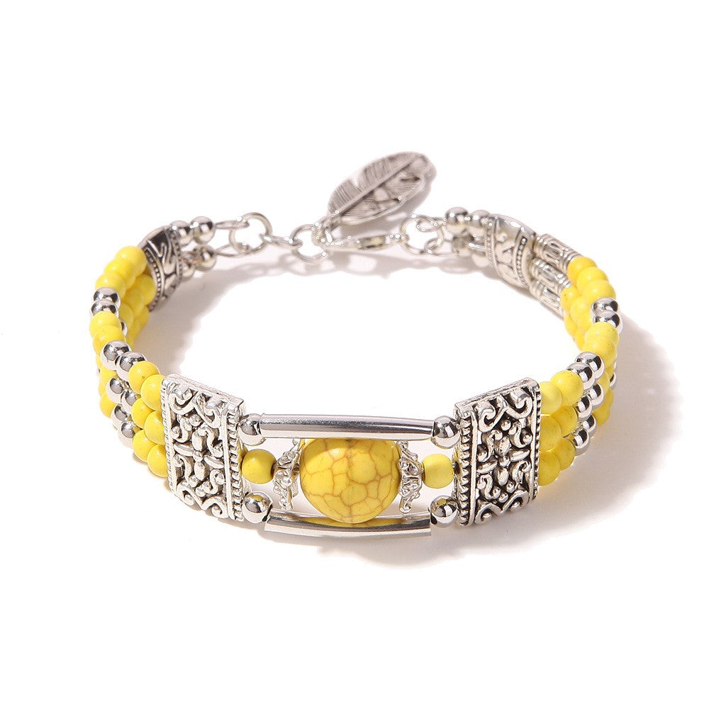 Jessae | Bracelet en Pierres Naturelles avec Style Artisanal et Énergie Naturelle