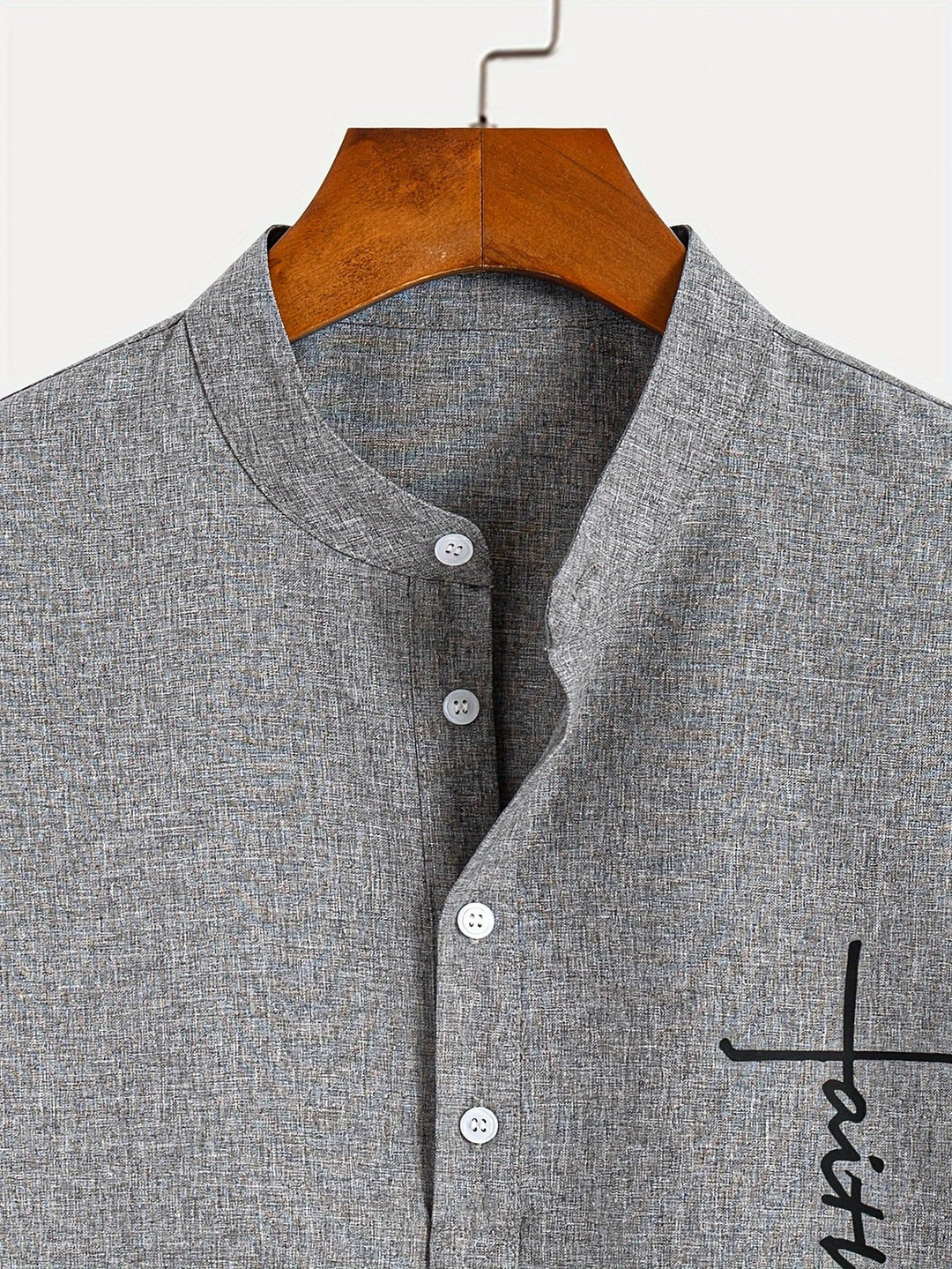 Hayes | Chemise élégante à manches courtes et col haut