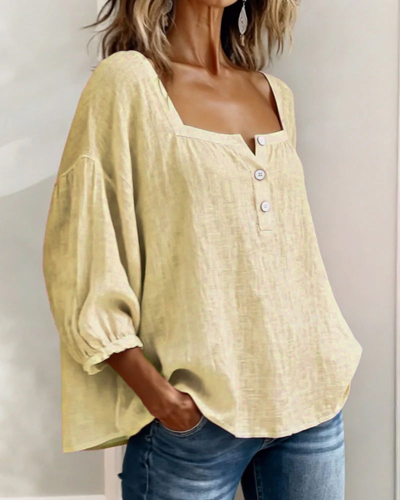 Zella | Blouse Élégante à Coupe Fluide et Style Sophistiqué