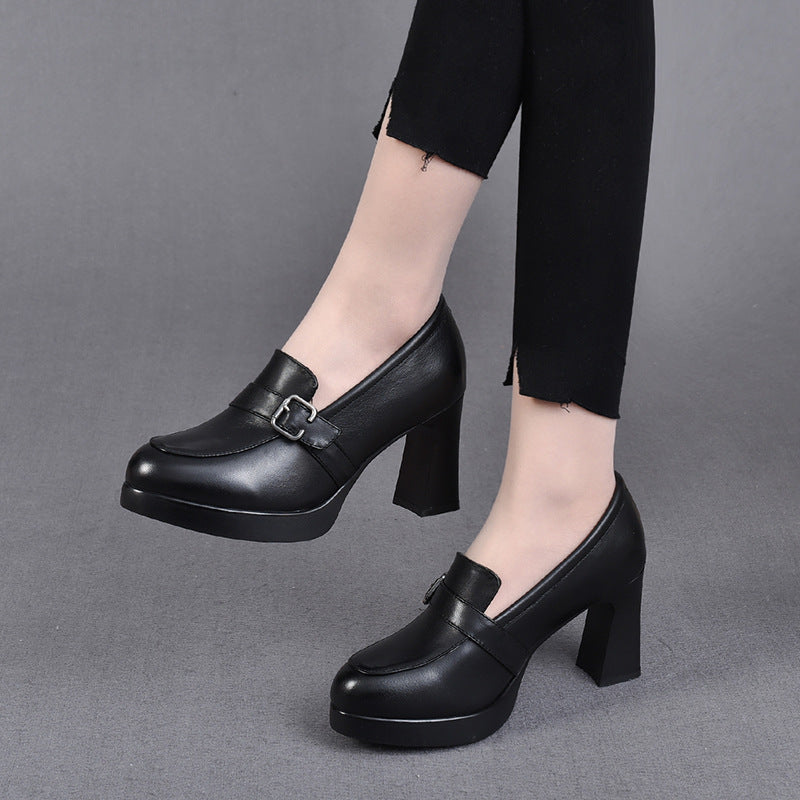 Odette | Chaussures en cuir polyvalentes avec talons