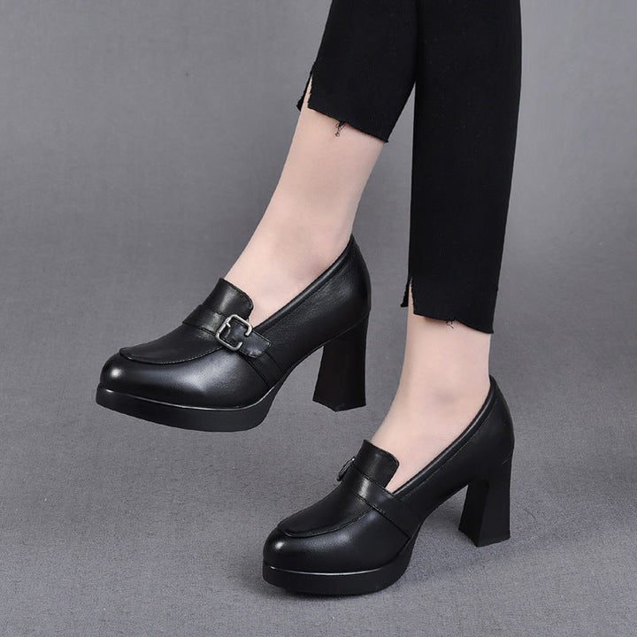 Odette | Chaussures en cuir polyvalentes avec talons