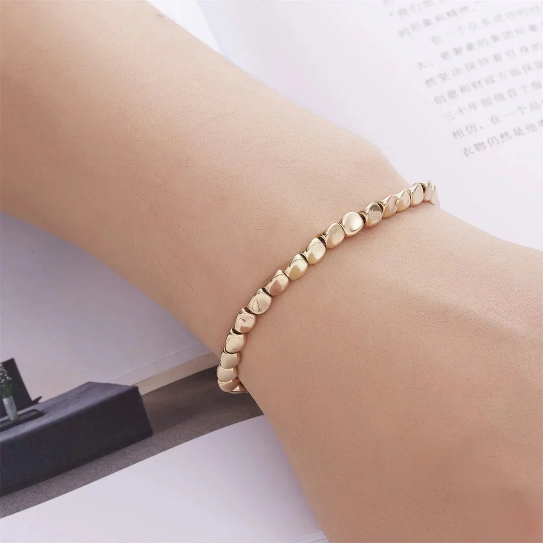 Selira | Bracelet en Perles de Cuivre Tibétain avec Énergie Naturelle