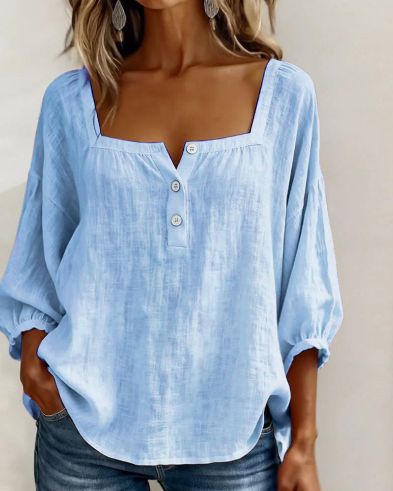 Zella | Blouse Élégante à Coupe Fluide et Style Sophistiqué