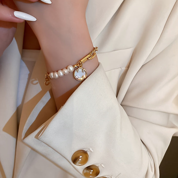 Wrenna | Bracelet Élégant en Perles Naturelles avec Style de Luxe