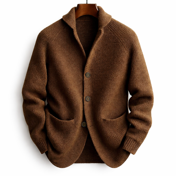 Cordano | Cardigan Intemporel en Laine pour Homme
