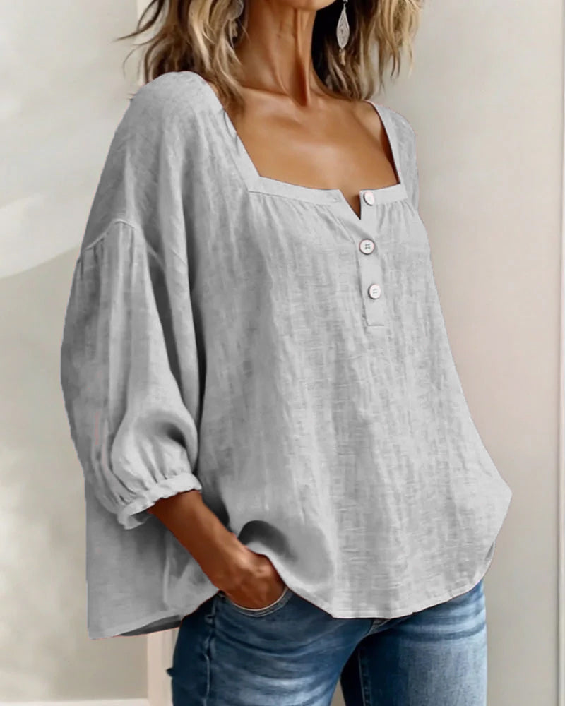 Zella | Blouse Élégante à Coupe Fluide et Style Sophistiqué