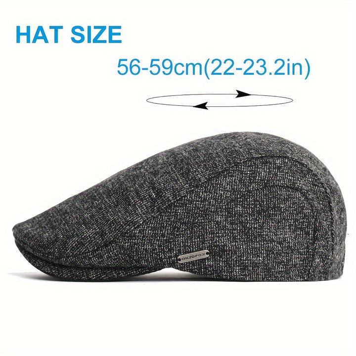 Horevik | Casquette Rétro d'Hiver au Design Classique et Fini Doux