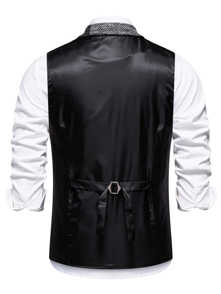 Walter | Gilet classique patchwork multicolore pour homme
