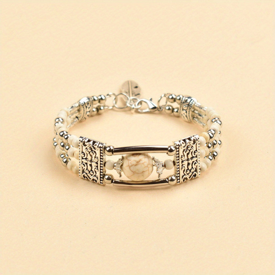 Jessae | Bracelet en Pierres Naturelles avec Style Artisanal et Énergie Naturelle