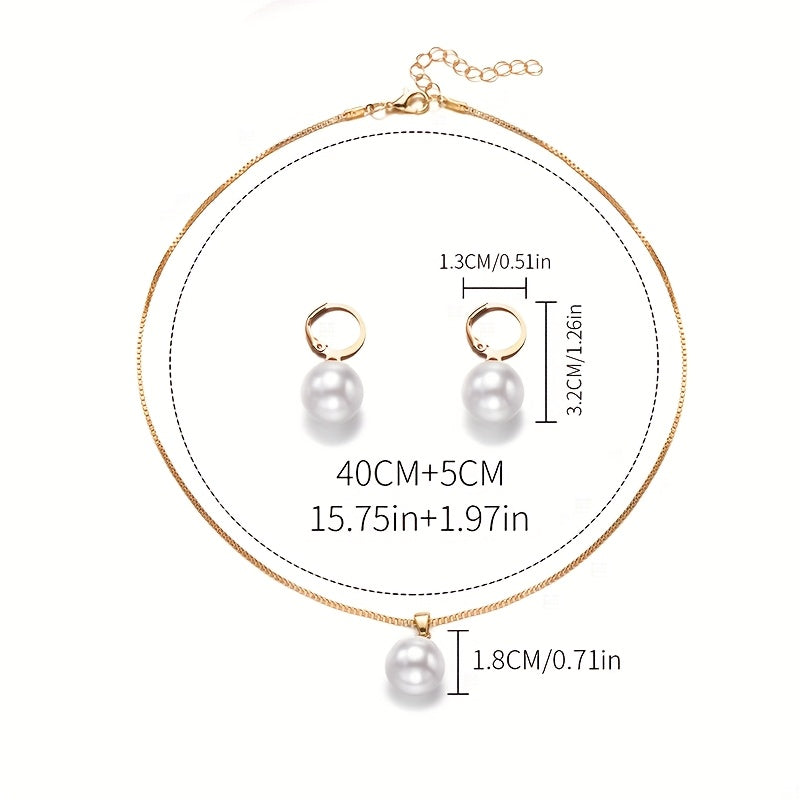 Isara | Ensemble de Bijoux avec Perles Élégantes et Finition Sophistiquée
