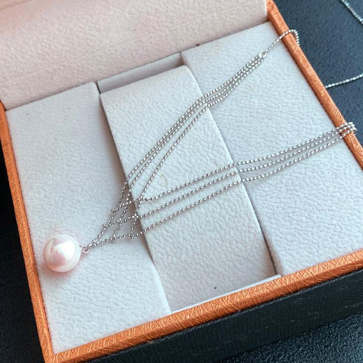 Savinae | Collier Élégant de Perles Akoya Japonaises en Or 14k