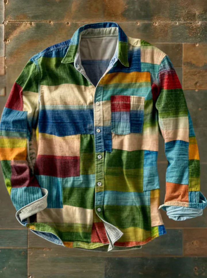 Grant | Chemise à Patches Premium – Style Unique et Ajustement Confortable.
