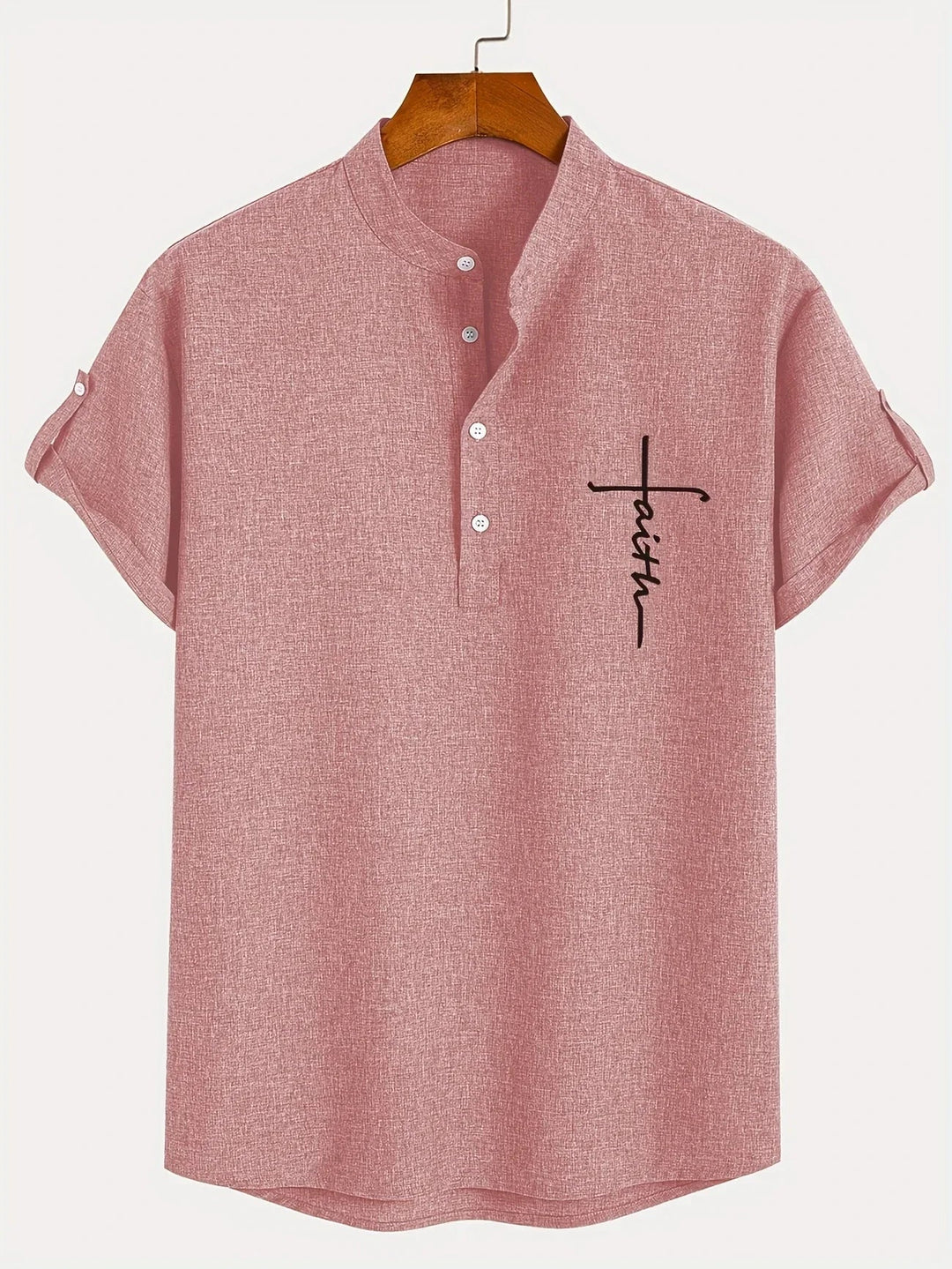 Hayes | Chemise élégante à manches courtes et col haut