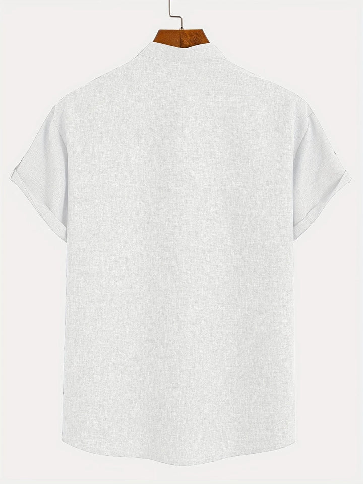 Hayes | Chemise élégante à manches courtes et col haut