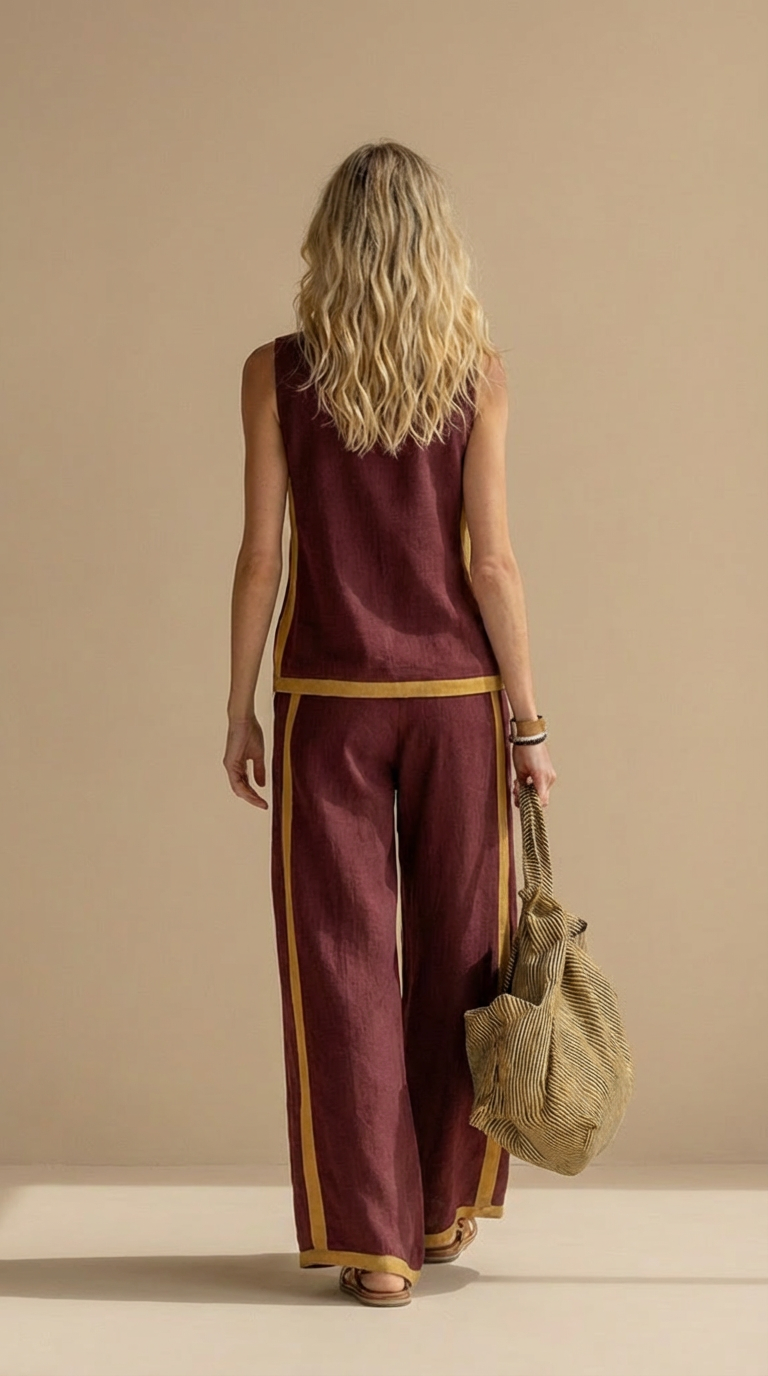 Meadow | Ensemble en lin et coton confortable et élégant