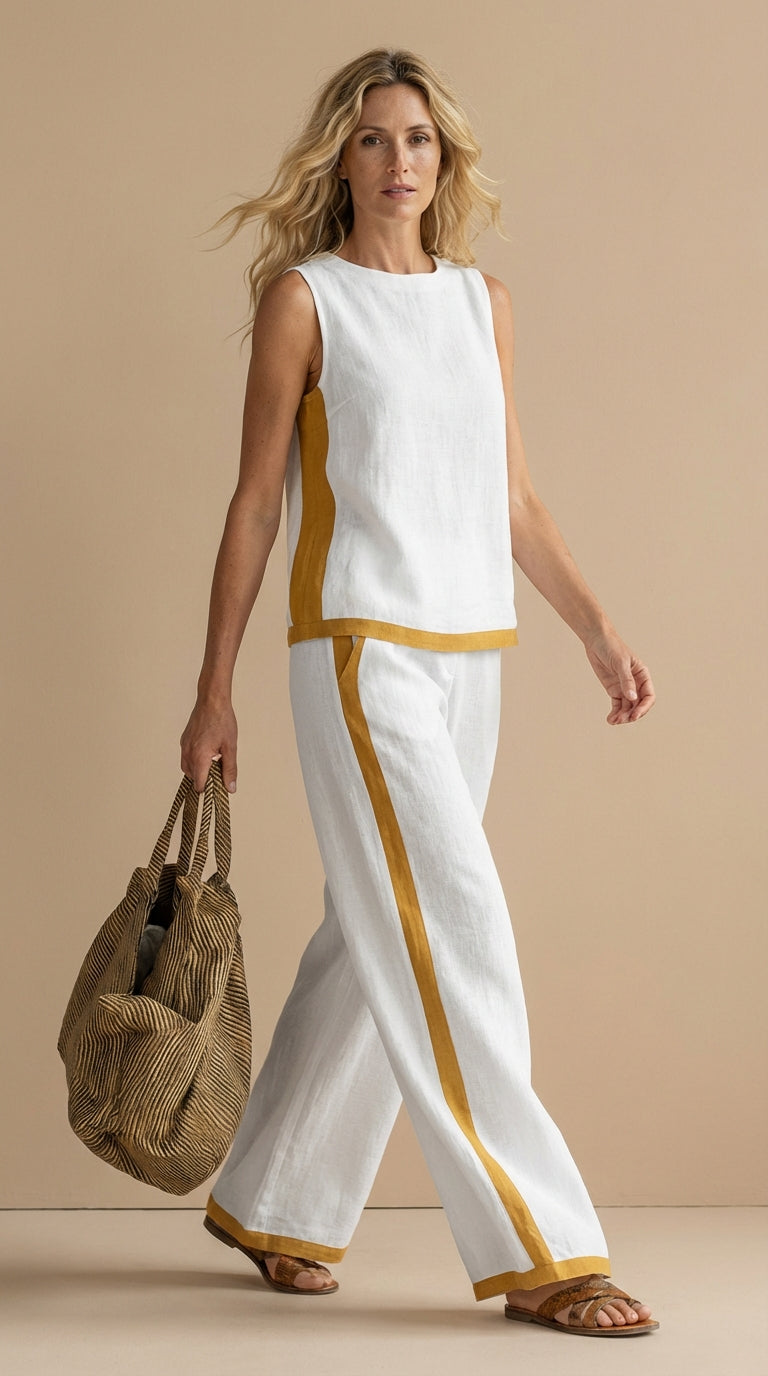 Meadow | Ensemble en lin et coton confortable et élégant