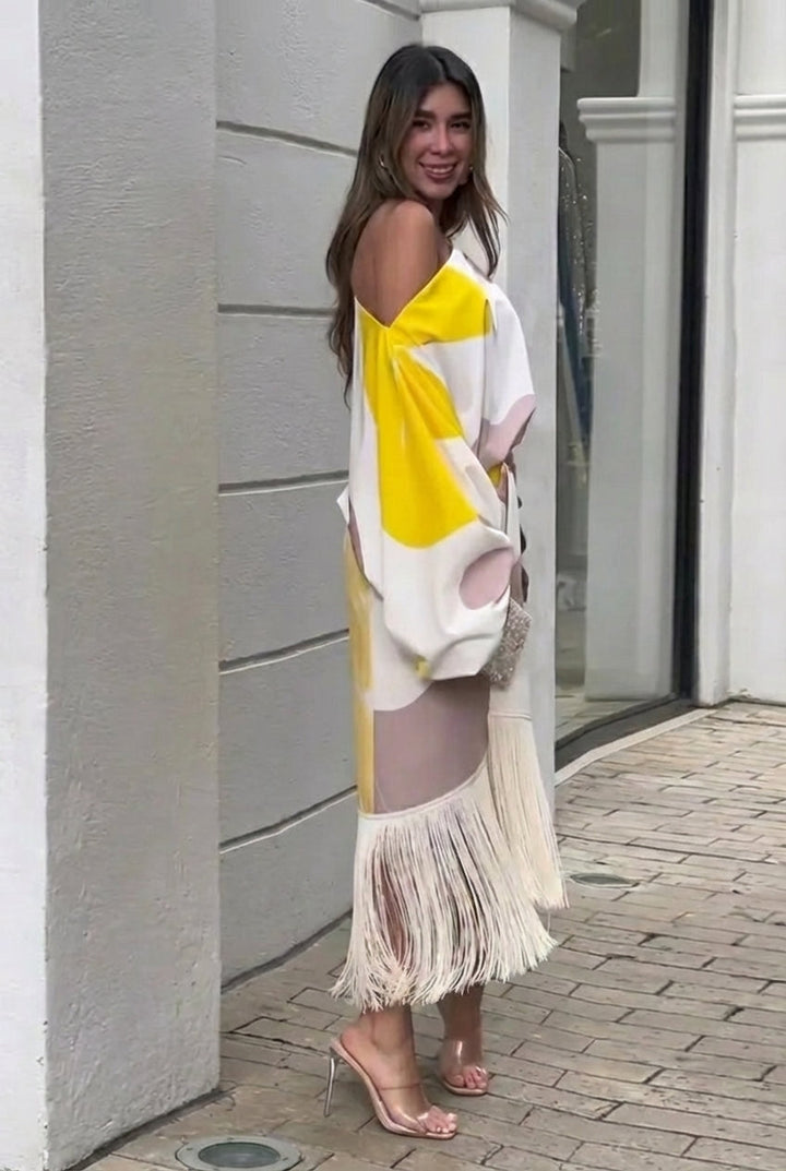 Sovira | Ensemble de Deux Pièces avec Franges et Style Élégant