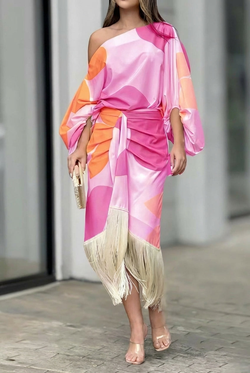 Sovira | Ensemble de Deux Pièces avec Franges et Style Élégant