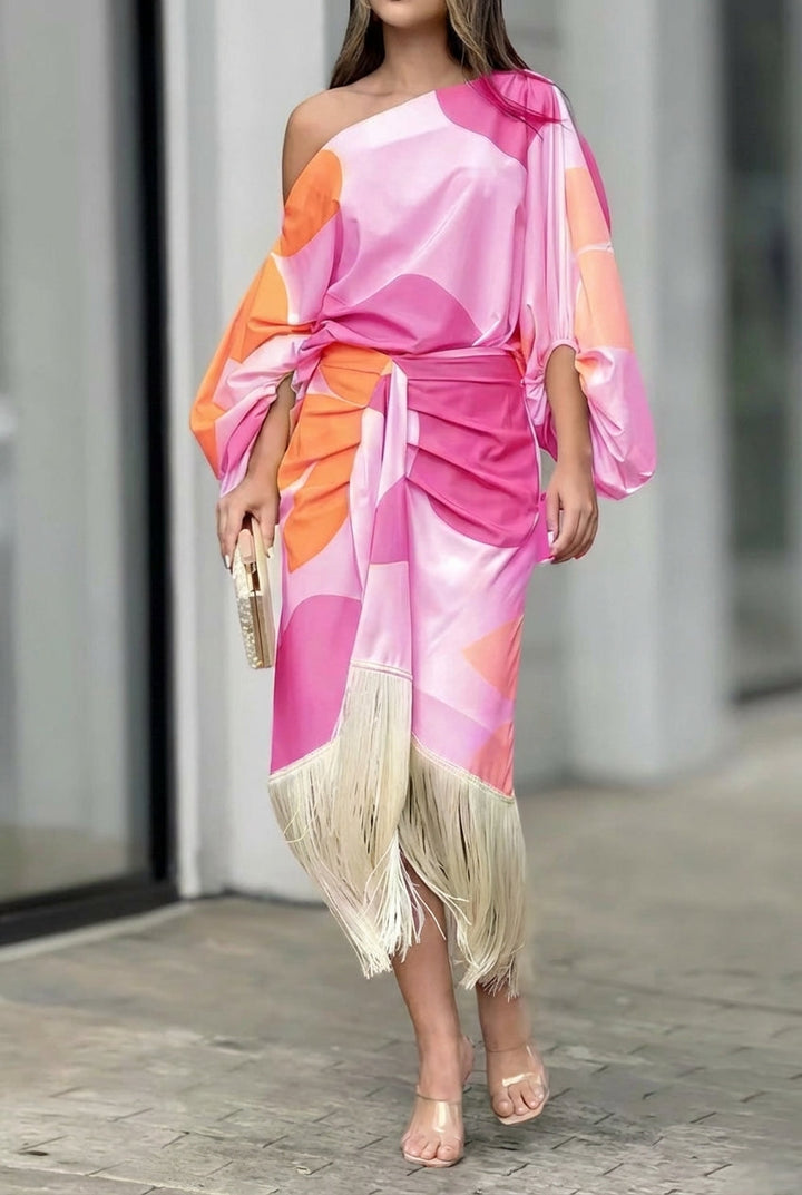 Sovira | Ensemble de Deux Pièces avec Franges et Style Élégant