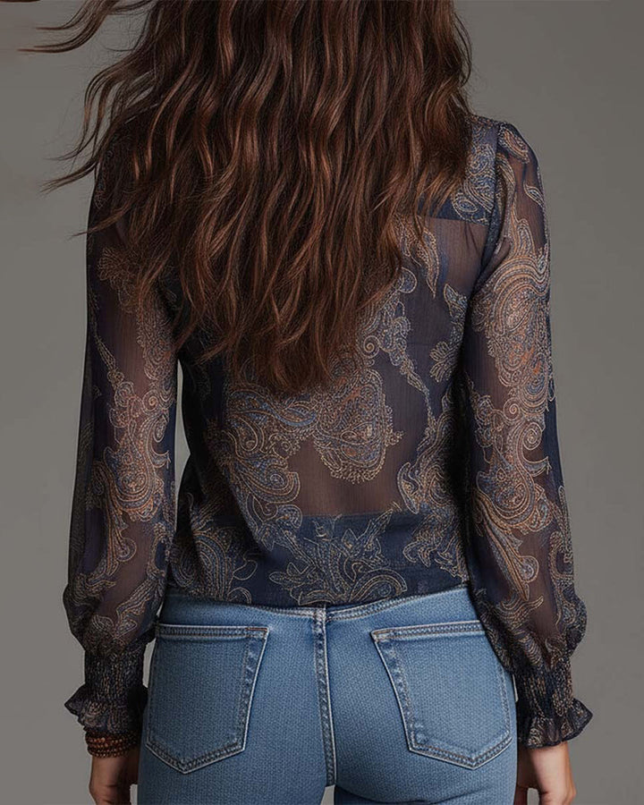 Arden | Blouse Élégante avec Demi-Zip et Coupe Moderne