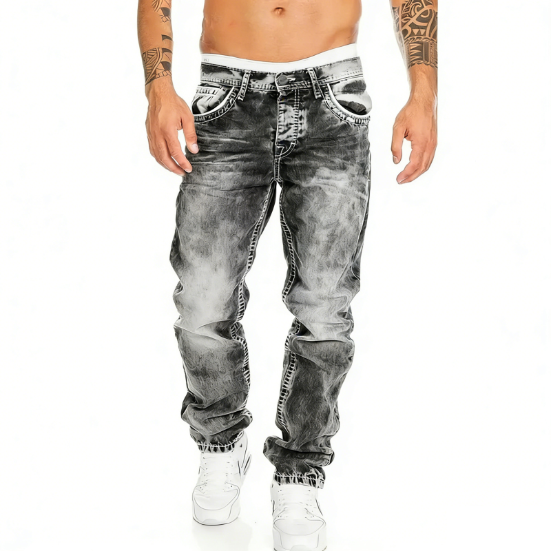 Dean | Jeans Élastiques Minimalistes Style Emo pour Homme d'Été