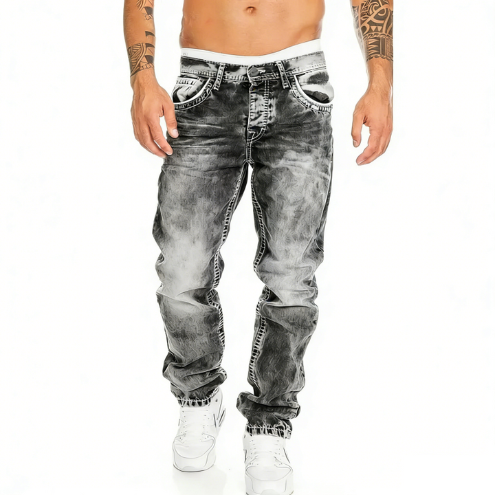 Dean | Jeans Élastiques Minimalistes Style Emo pour Homme d'Été