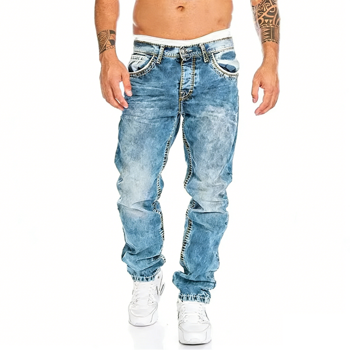 Dean | Jeans Élastiques Minimalistes Style Emo pour Homme d'Été