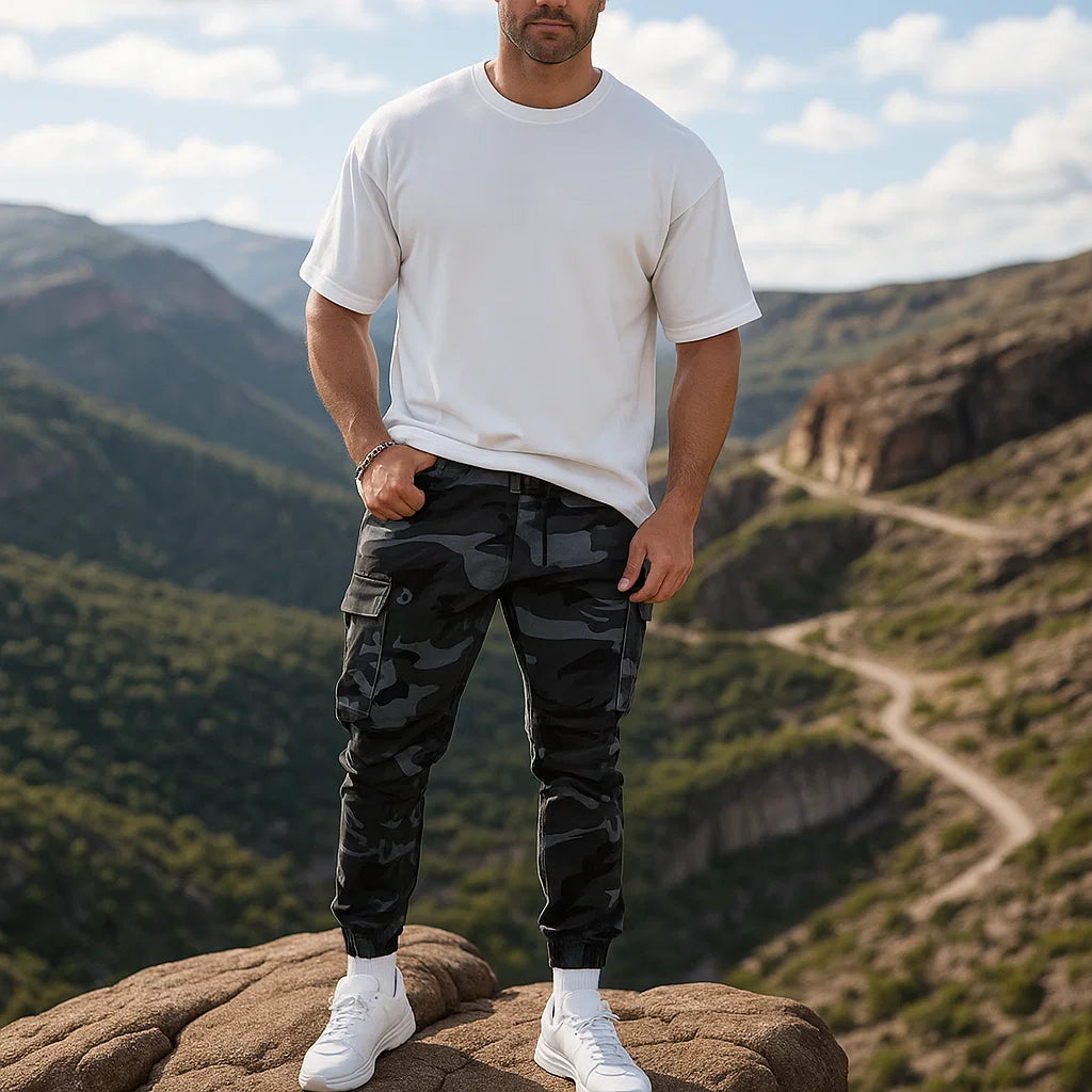 Jorvex | Pantalon cargo camouflage pour homme style urbain
