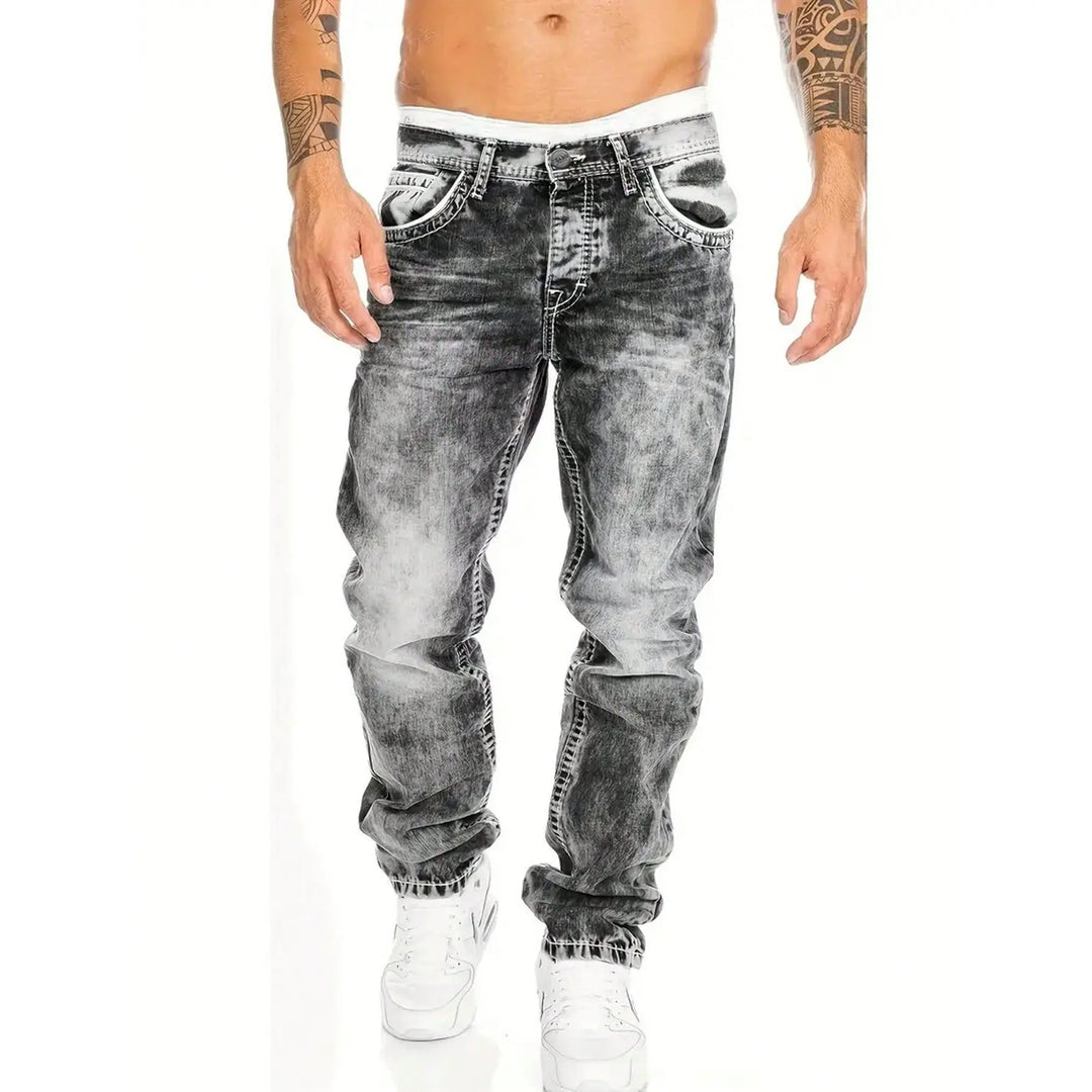 Dean | Jeans Élastiques Minimalistes Style Emo pour Homme d'Été