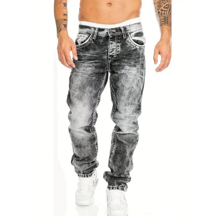 Dean | Jeans Élastiques Minimalistes Style Emo pour Homme d'Été