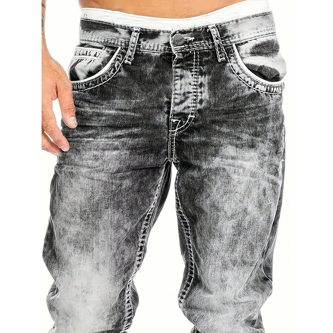 Dean | Jeans Élastiques Minimalistes Style Emo pour Homme d'Été