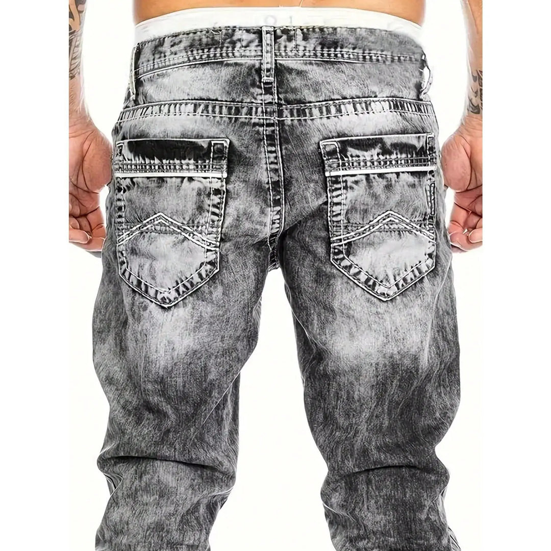 Dean | Jeans Élastiques Minimalistes Style Emo pour Homme d'Été
