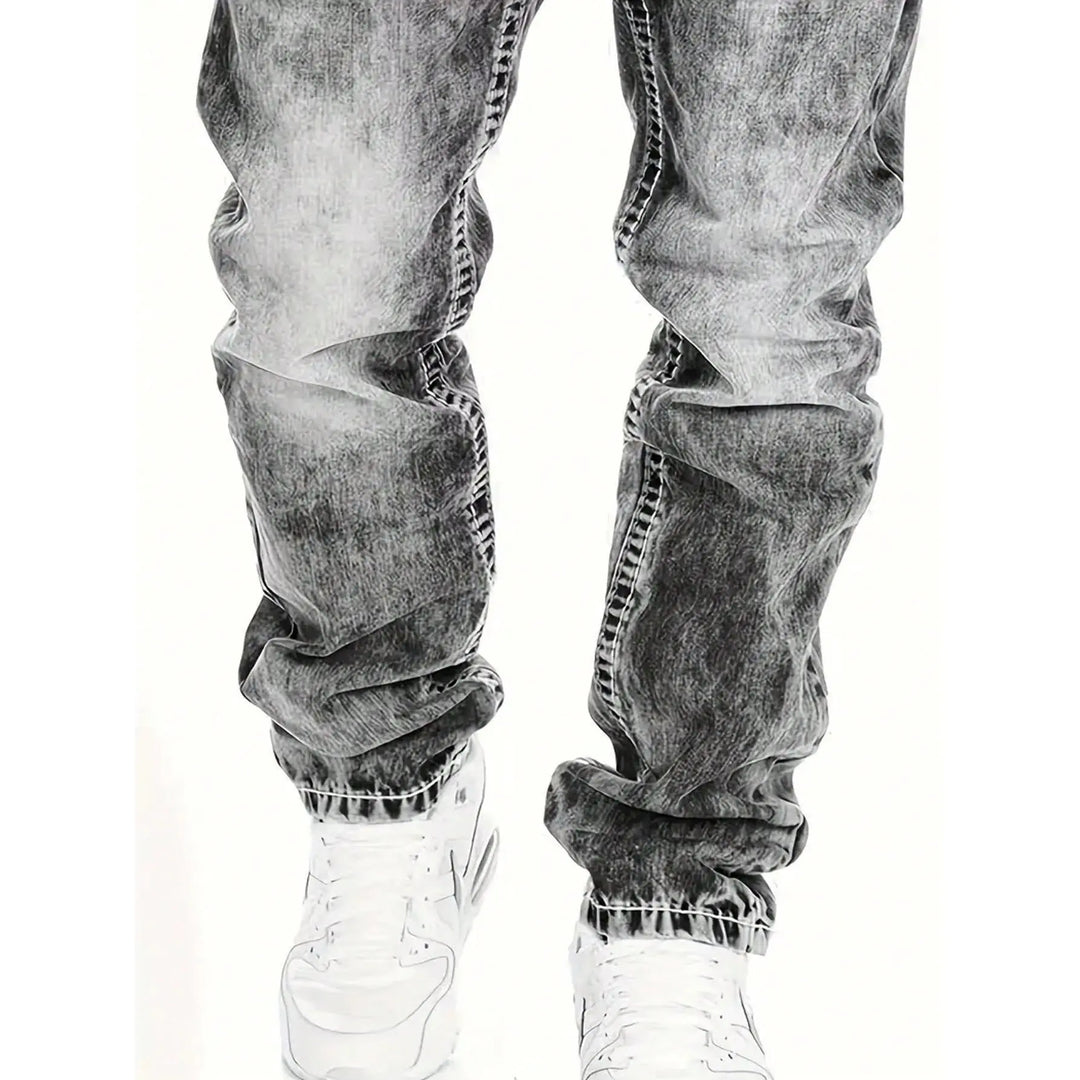 Dean | Jeans Élastiques Minimalistes Style Emo pour Homme d'Été