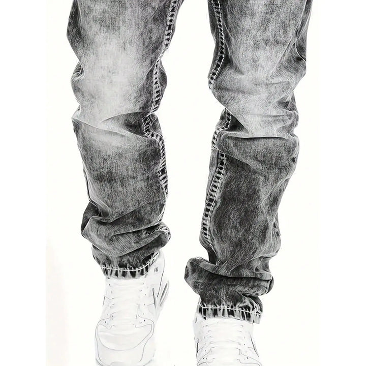 Dean | Jeans Élastiques Minimalistes Style Emo pour Homme d'Été