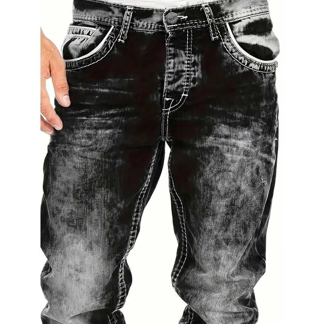 Dean | Jeans Élastiques Minimalistes Style Emo pour Homme d'Été