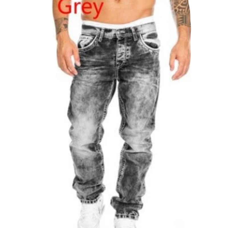 Dean | Jeans Élastiques Minimalistes Style Emo pour Homme d'Été
