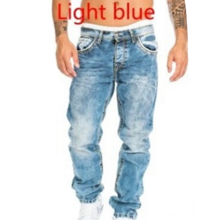 Dean | Jeans Élastiques Minimalistes Style Emo pour Homme d'Été