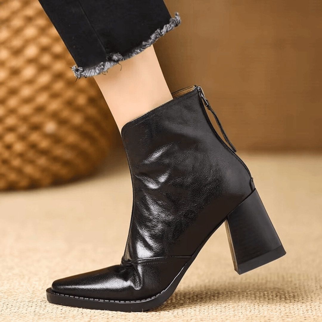 Cavelle | Bottines Élégantes à Talon Moyen Confortable