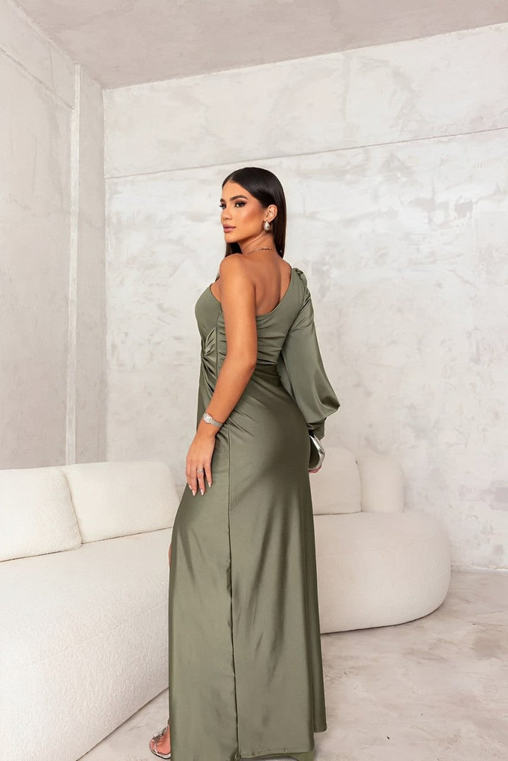 Greysen | Robe Élégante de Coupe Sophistiquée avec Tombe Fluide